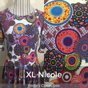 EUC LuLaRoe Nicole Dress